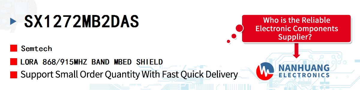 SX1272MB2DAS Semtech LORA 868/915MHZ BAND MBED SHIELD