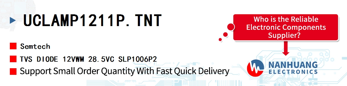 UCLAMP1211P.TNT Semtech TVS DIODE 12VWM 28.5VC SLP1006P2